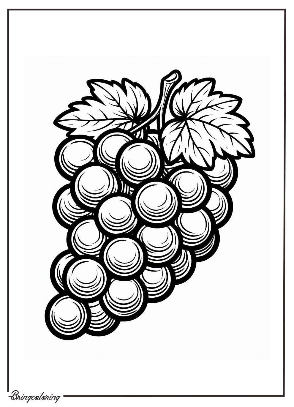 grape coloring pages grape coloring pages