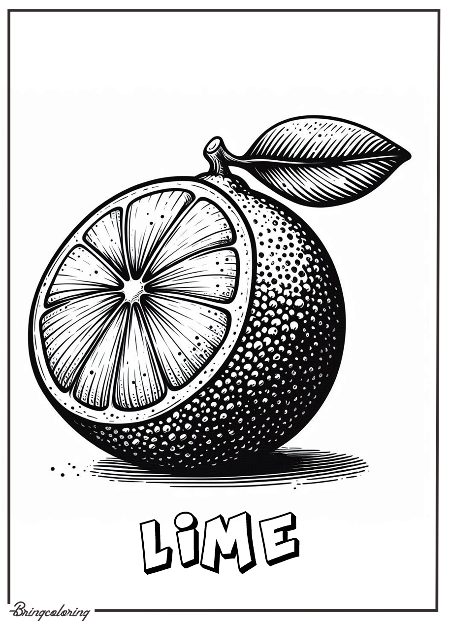 online lime coloring pages online lime coloring pages