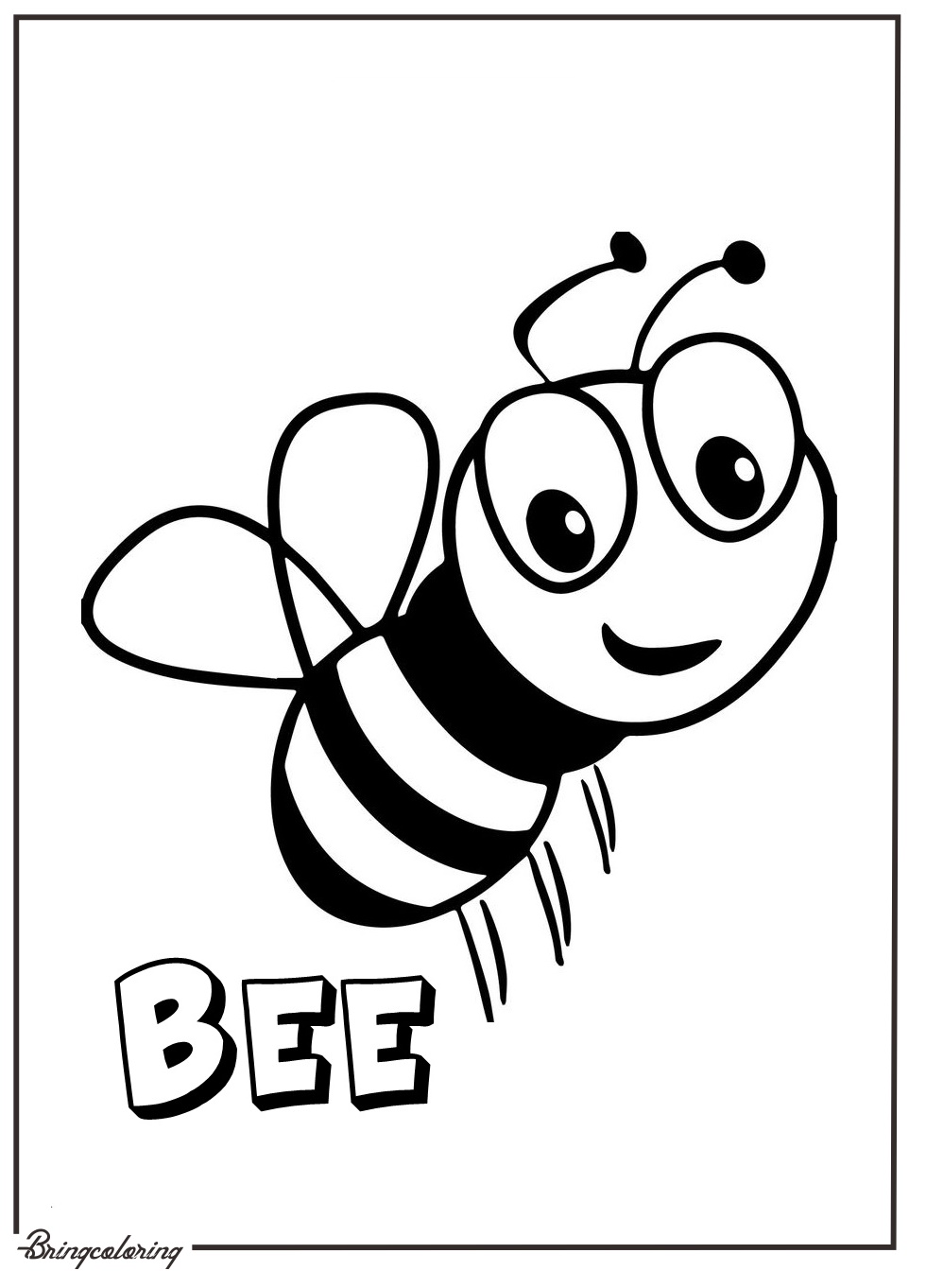 Bee Coloring Pages Online Bee Coloring Pages Online