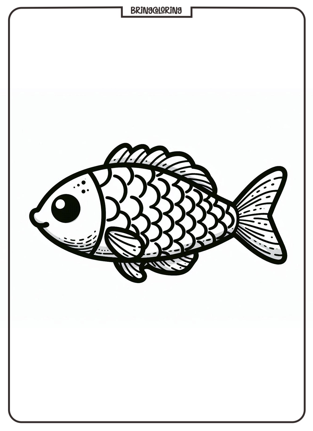 Fish coloring pages for kids Fish coloring pages for kids