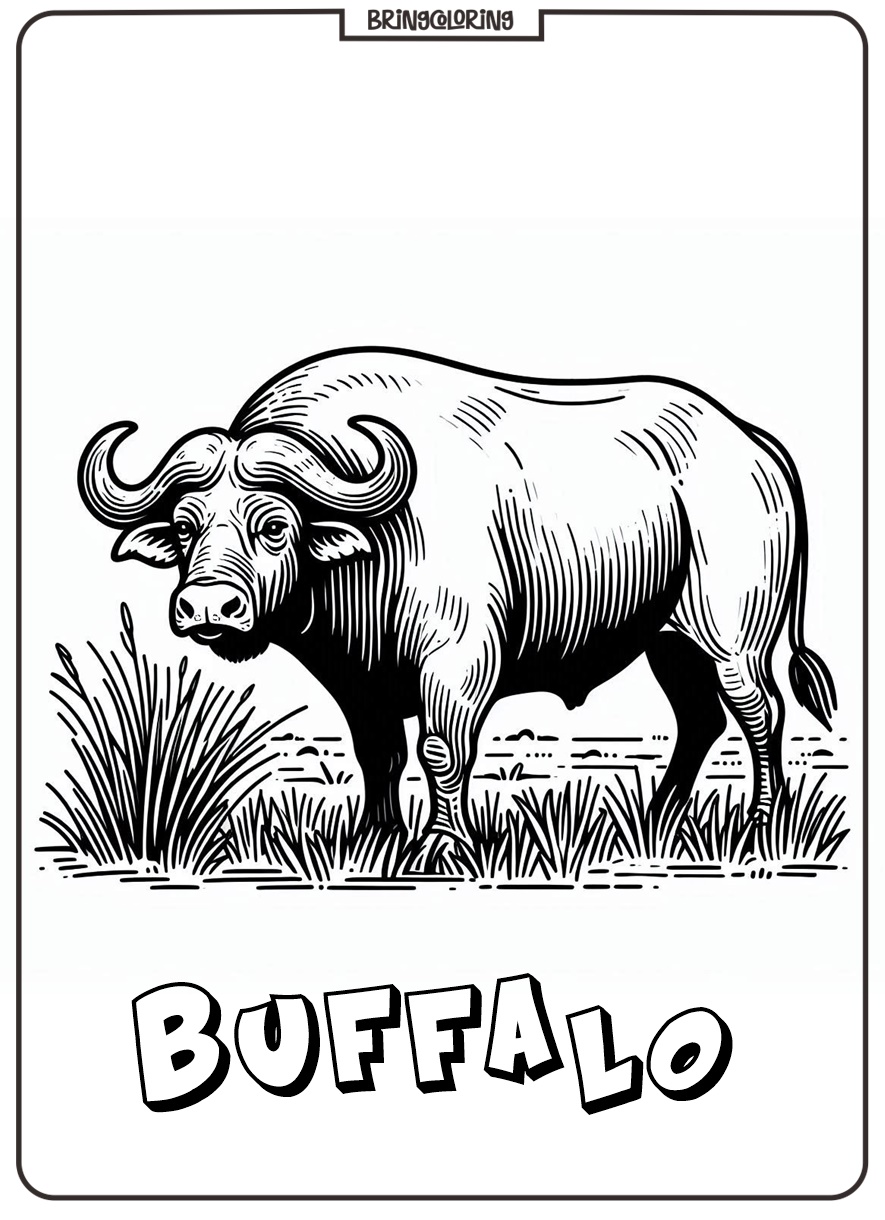 buffalo coloring pages online for kids buffalo coloring pages online for kids