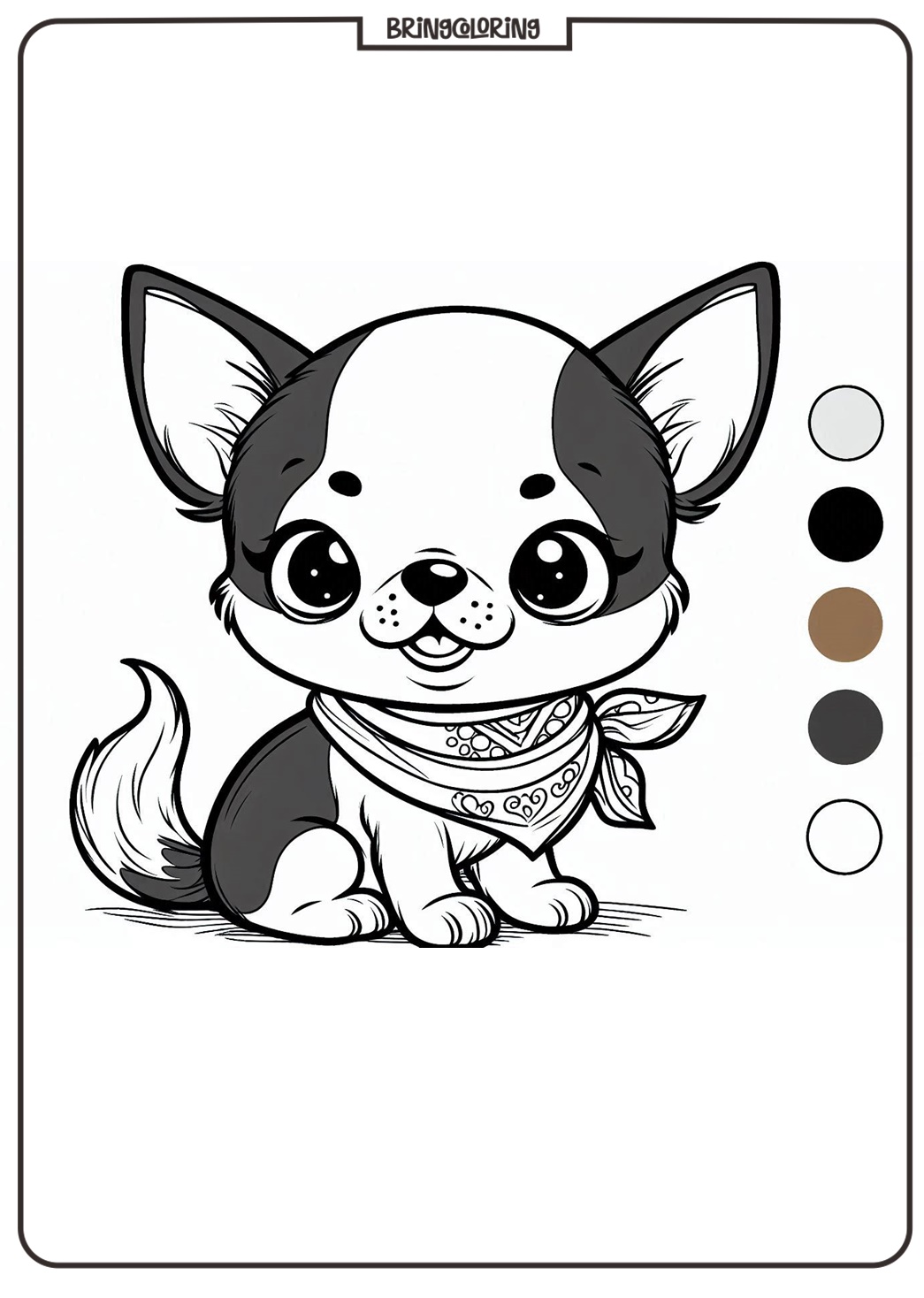 chihuahua coloring pages chihuahua coloring pages