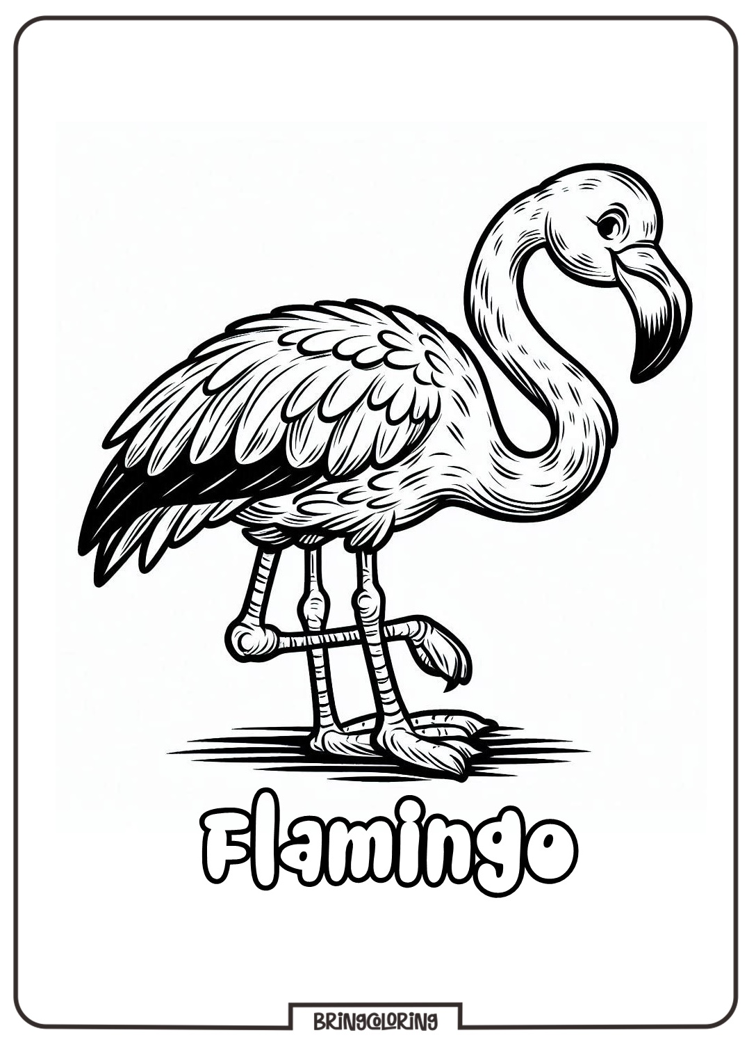 coloring pages of flamingo printable for kids coloring pages of flamingo printable for kids