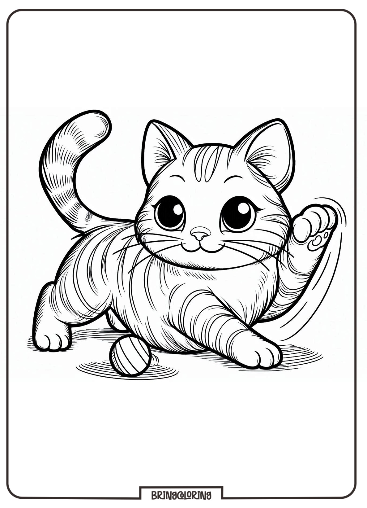 cute cat coloring pages for kids cute cat coloring pages for kids