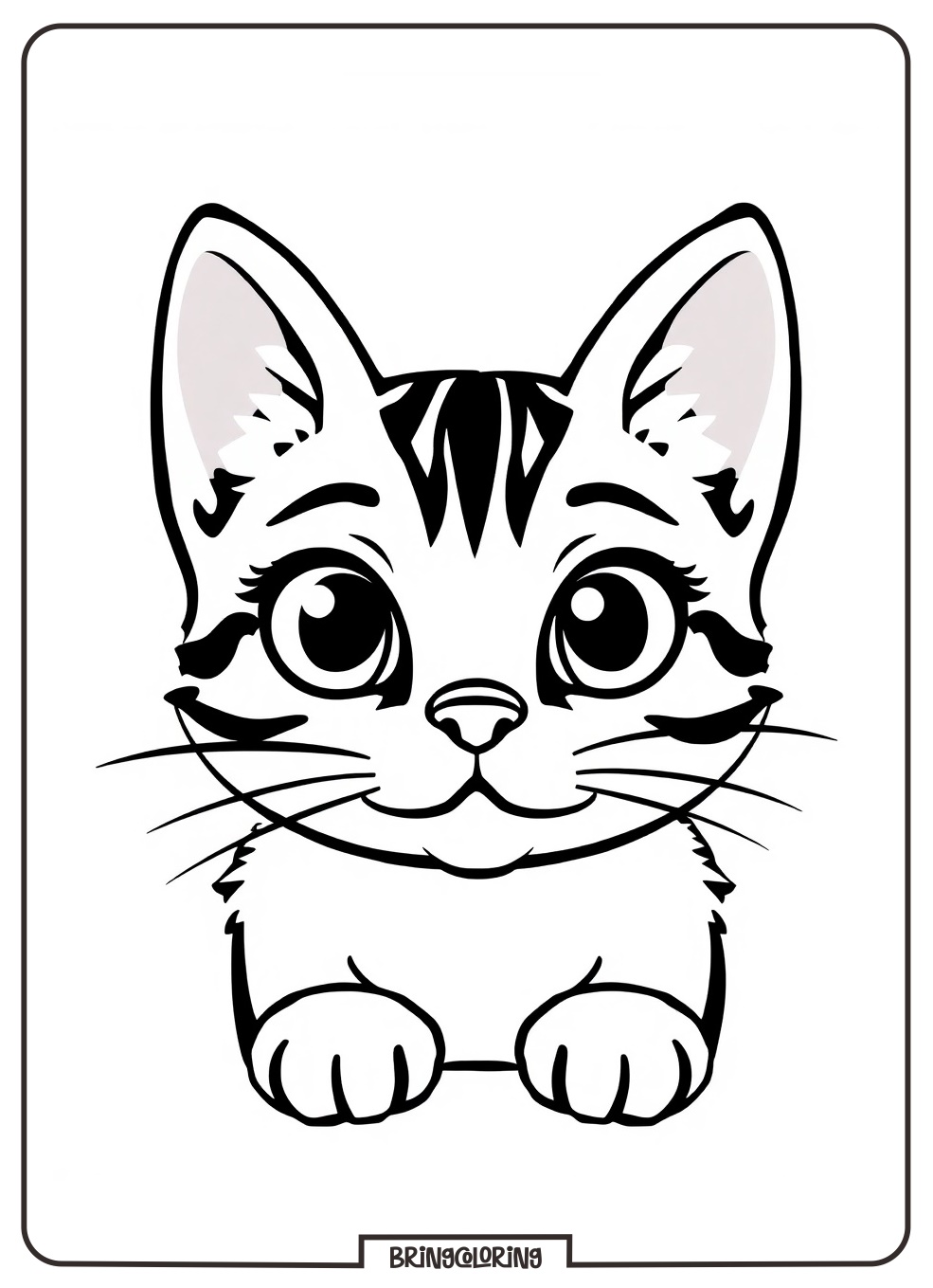 cute cat face coloring pages for kids cute cat face coloring pages for kids