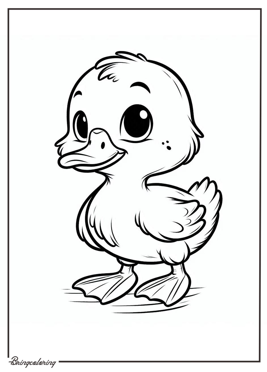 cute duckling coloring pages for kids cute duckling coloring pages for kids