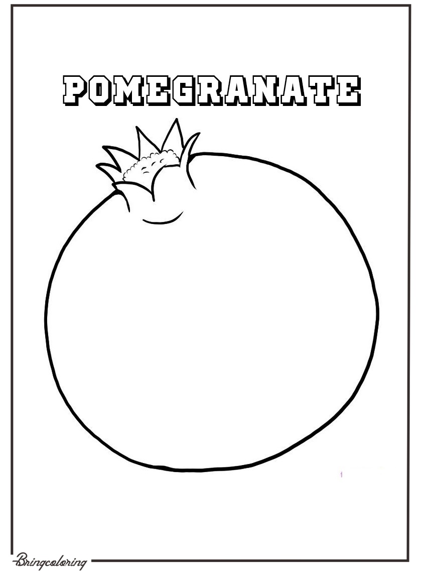 online pomegranate coloring pages online pomegranate coloring pages