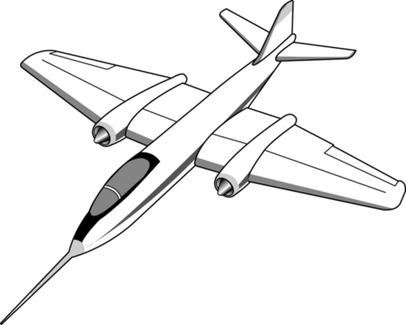 Airplane Coloring Pages For Preschool