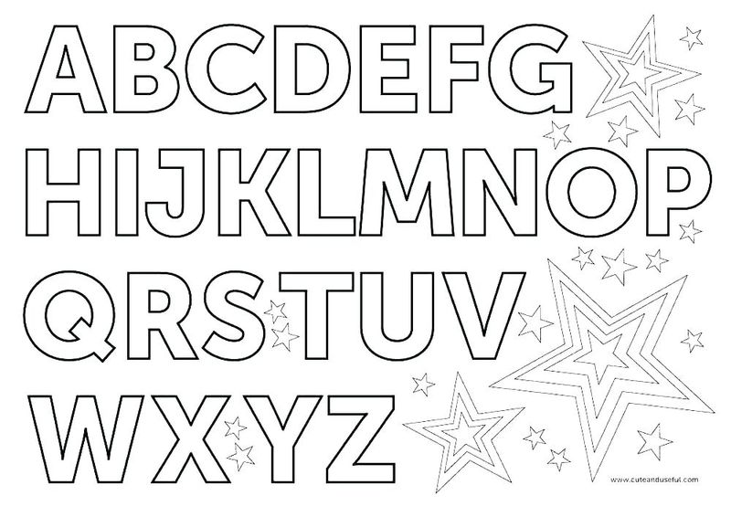 Alphabet Coloring Pages For Adults