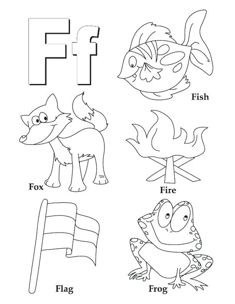 Alphabet Coloring Pages For Preschoolers Free