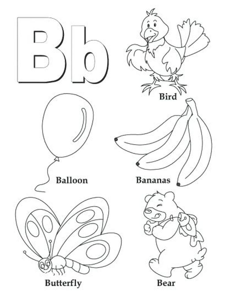 Alphabet Coloring Pages For Preschoolers