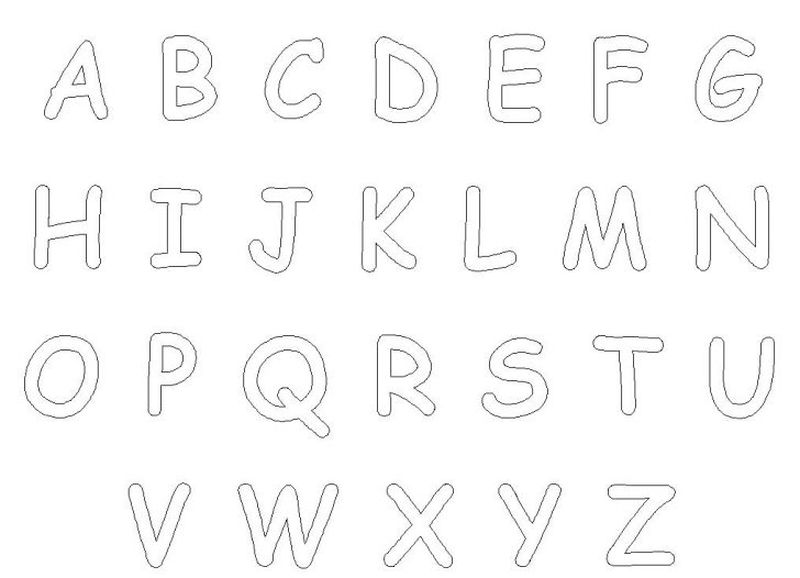 Alphabet Letter Coloring Pages