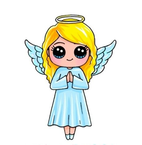 Printable Angel Coloring Pages for Kids