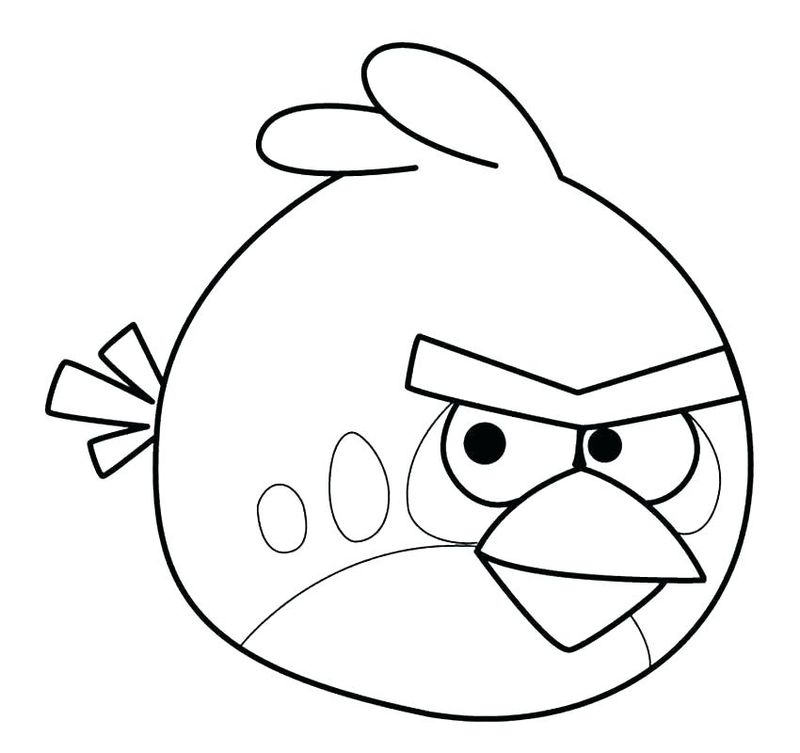 Angry Birds And Pigs Coloring Pages