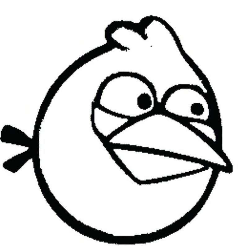 Angry Birds Printable Coloring Pages