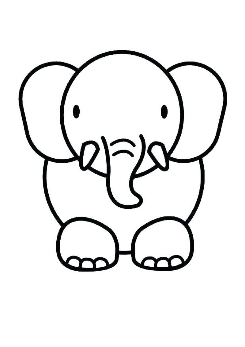 Baby Animal Coloring Pages Free Printables