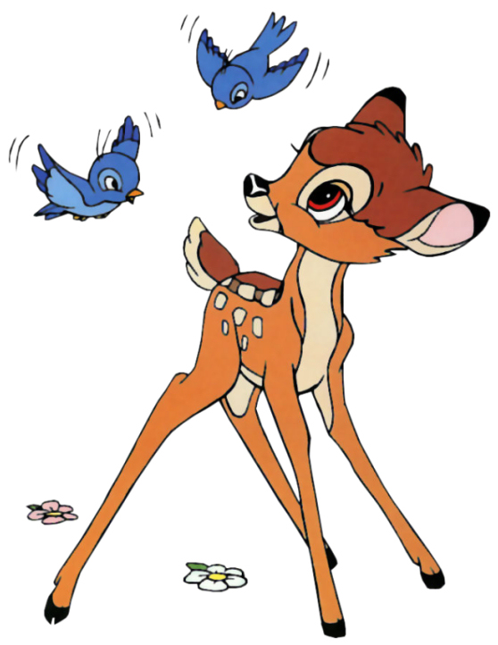 Cute Bambi Coloring Pages Printable