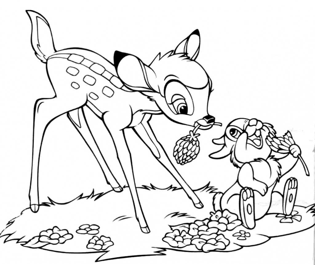 Bambi Coloring Pages