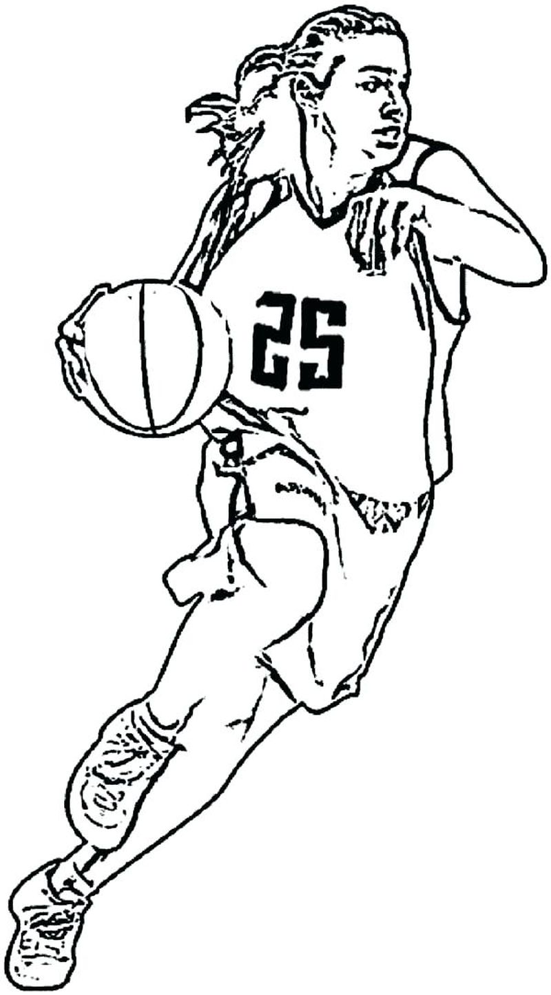 Basketball Trophy Coloring Pages