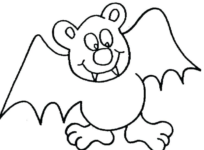 Bat 1 Coloring Pages