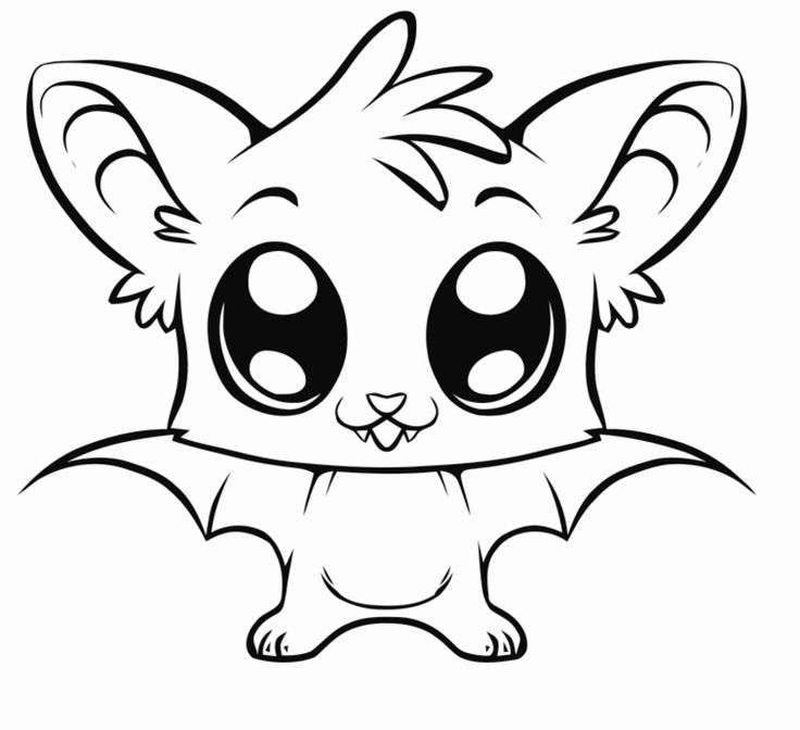 Bat Coloring Pages Free