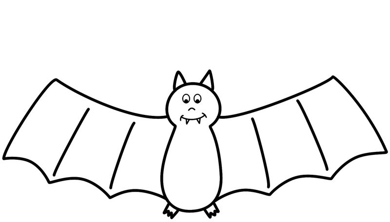 Bat Coloring Pages Print