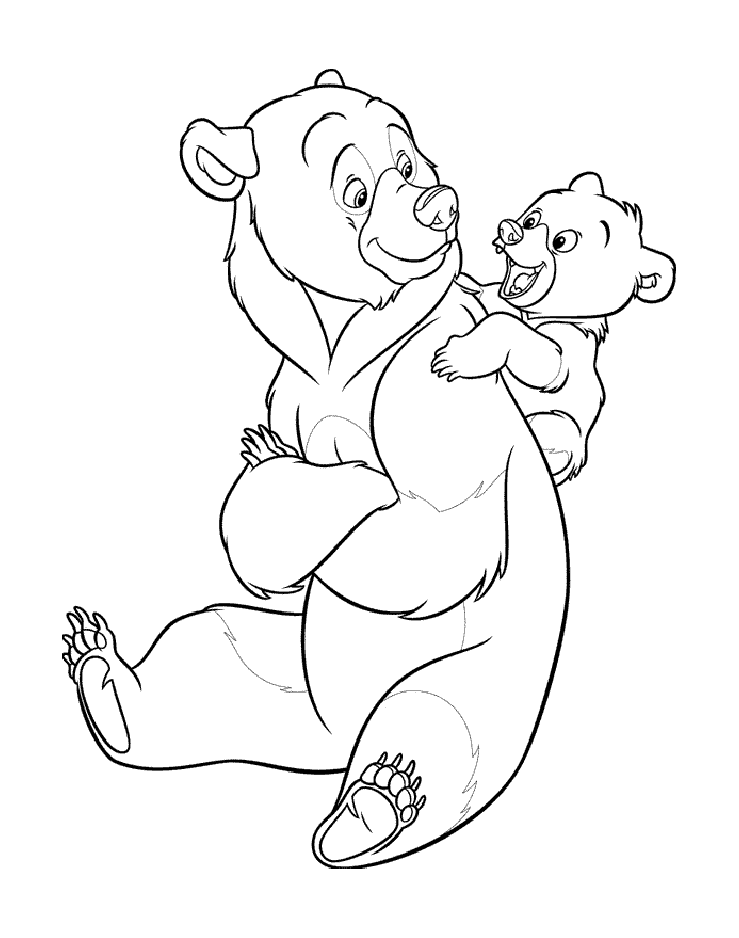 Bear Coloring Pages For Adults