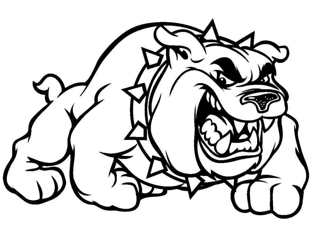 Coloring Pages Of A Bulldog