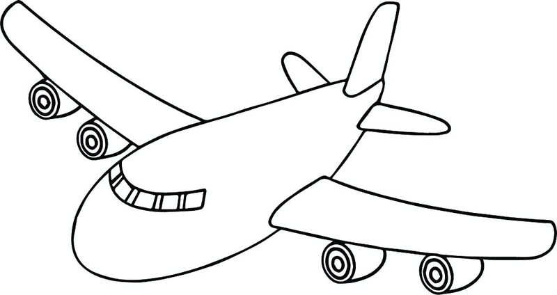 Coloring Pages Of An Airplane