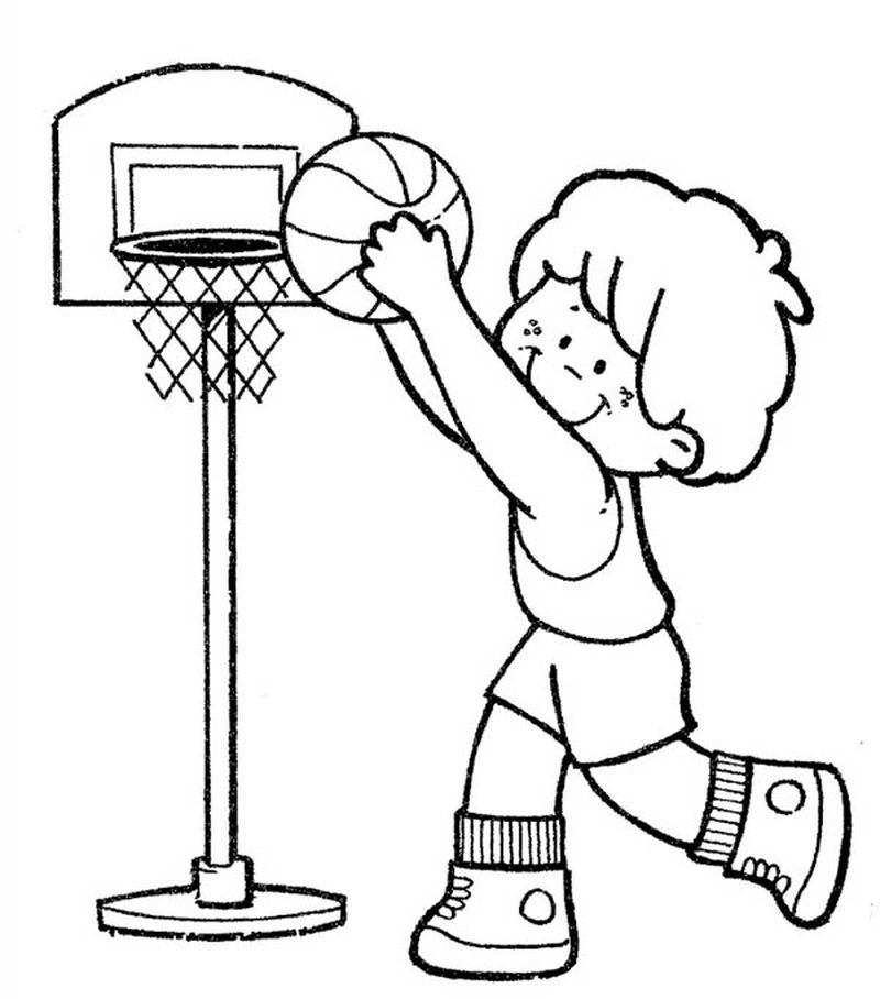 Coloring Pages Of Basketball Players Of The Nba_