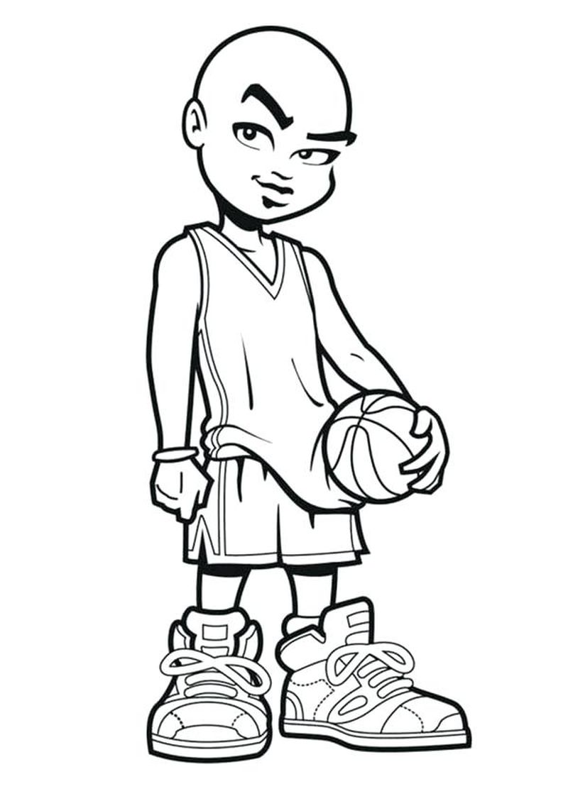 Comfrey Basketball Rockets Logo Coloring Pages