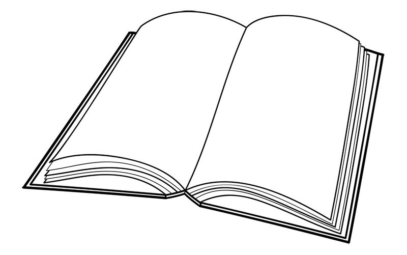 Library Books Coloring Pages