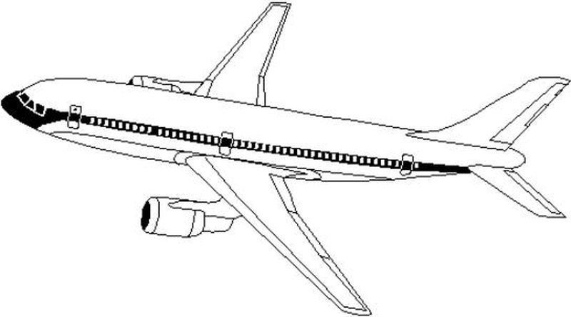 Printable Airplane Coloring Pages_