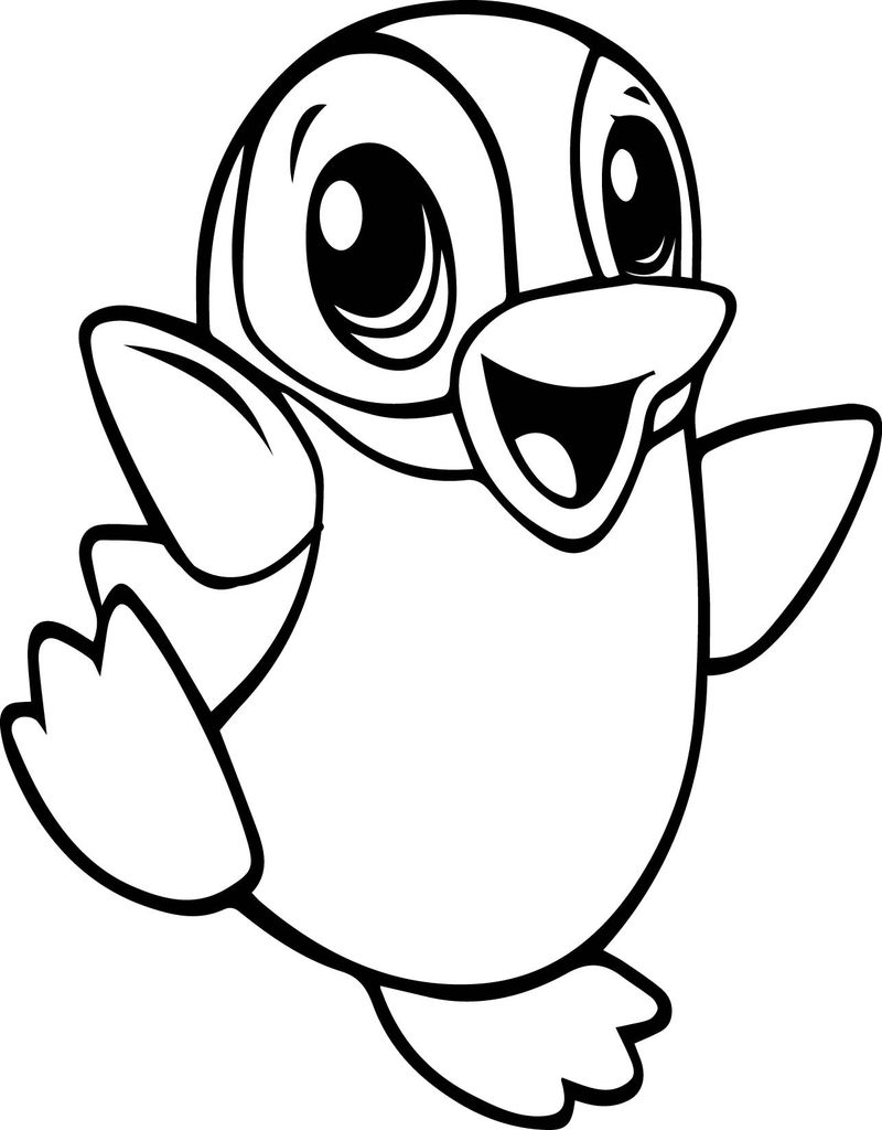 Printable Cute Baby Animal Coloring Pages Free