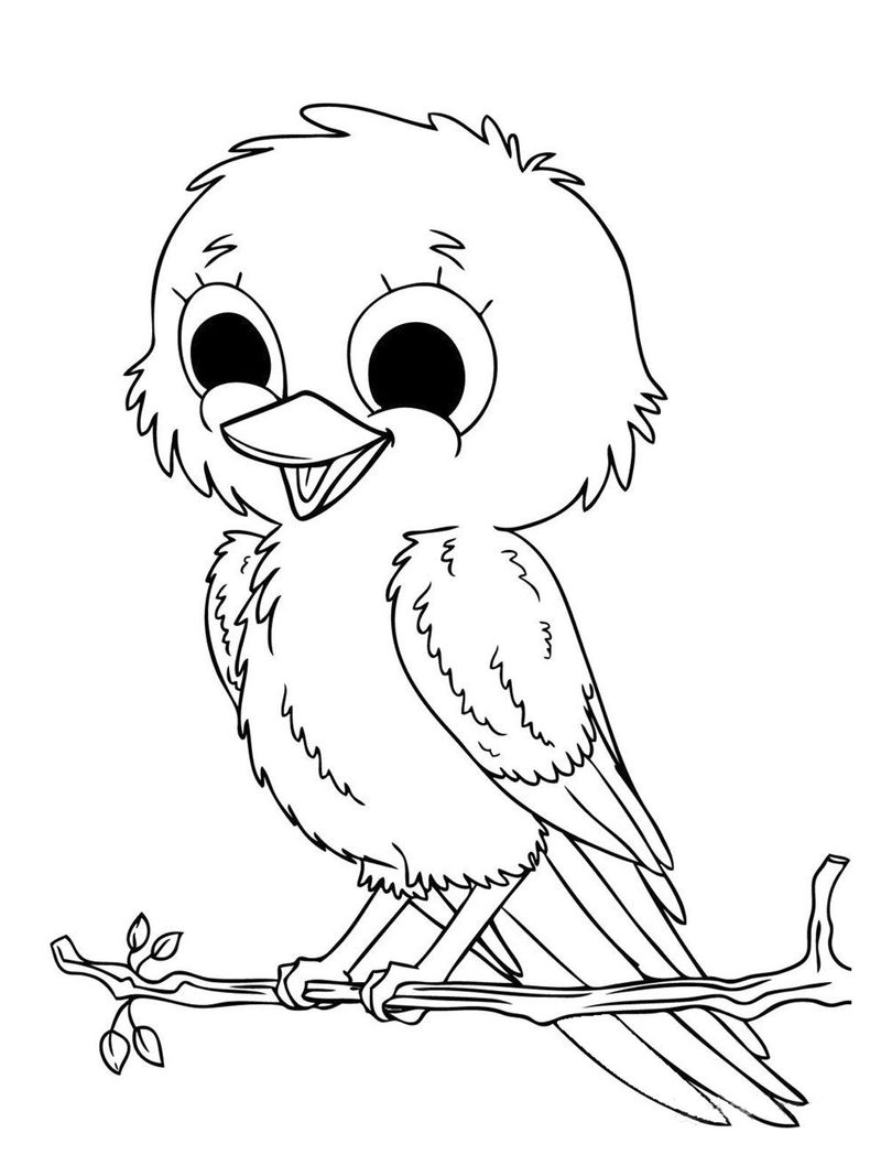 Realistic Baby Farm Animal Coloring Pages Free