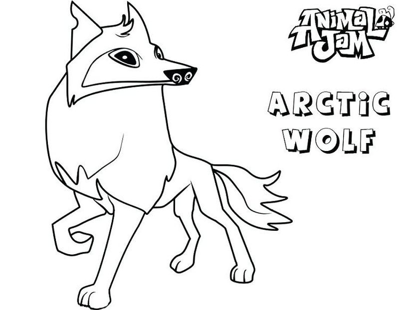 animal jam coloring pages fox