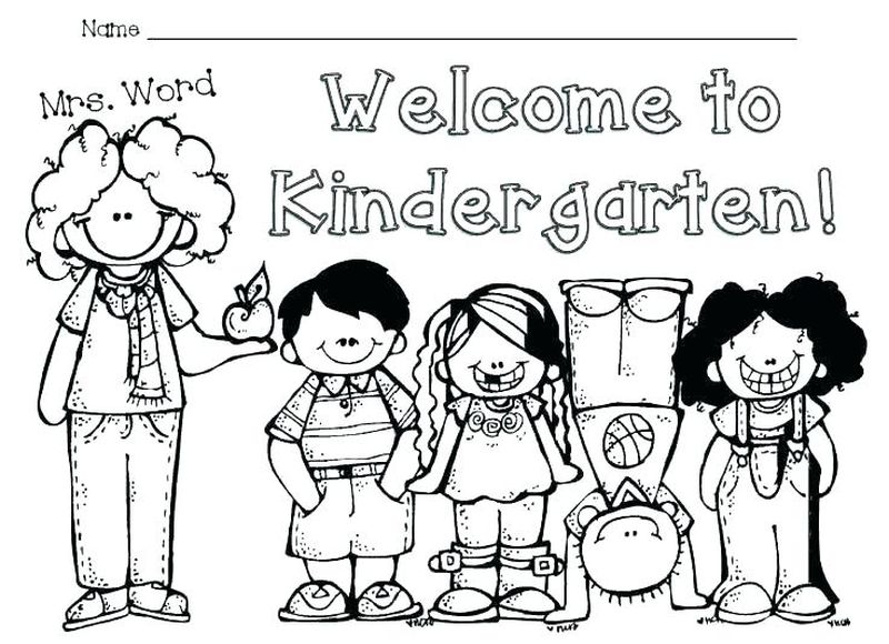 back to school coloring page sheet