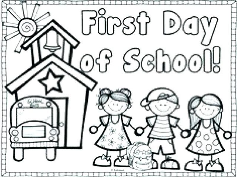 back to school coloring pages