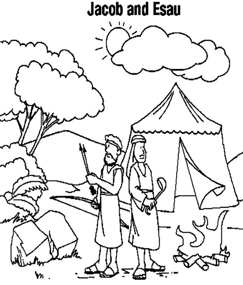 big camping coloring pages