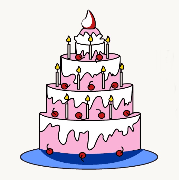 Printable Cake Coloring Pages