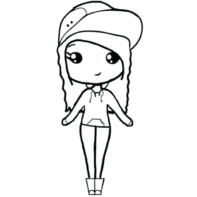 chibi bff coloring pages