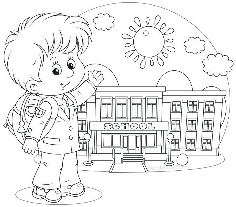 print back to school coloring page