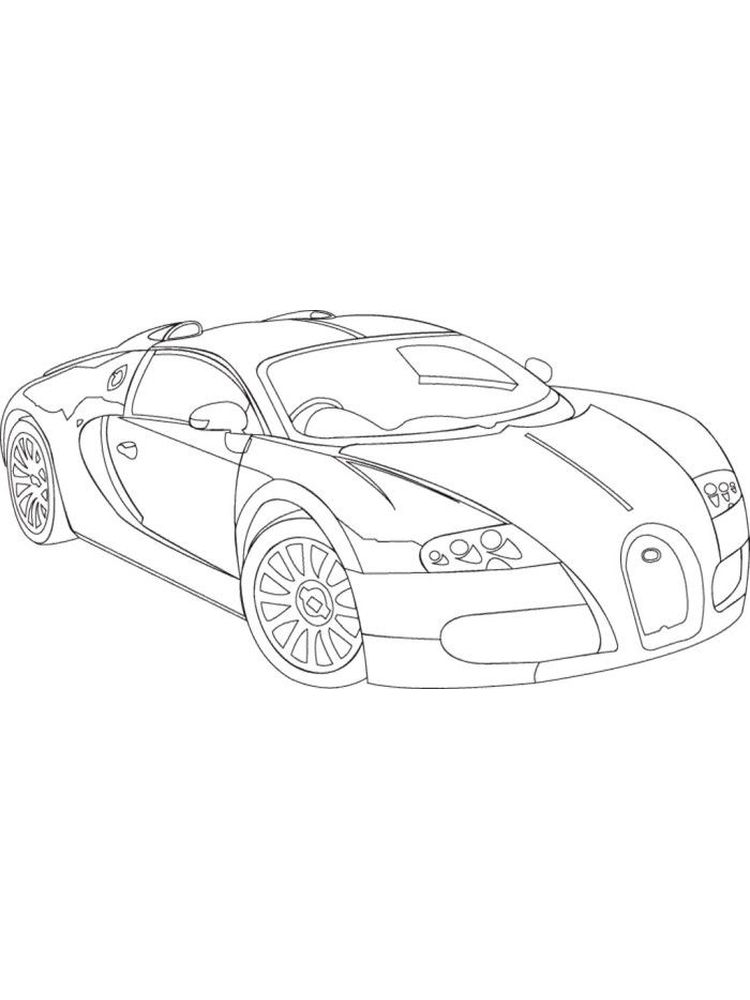 printable bugatti coloring pages for kids