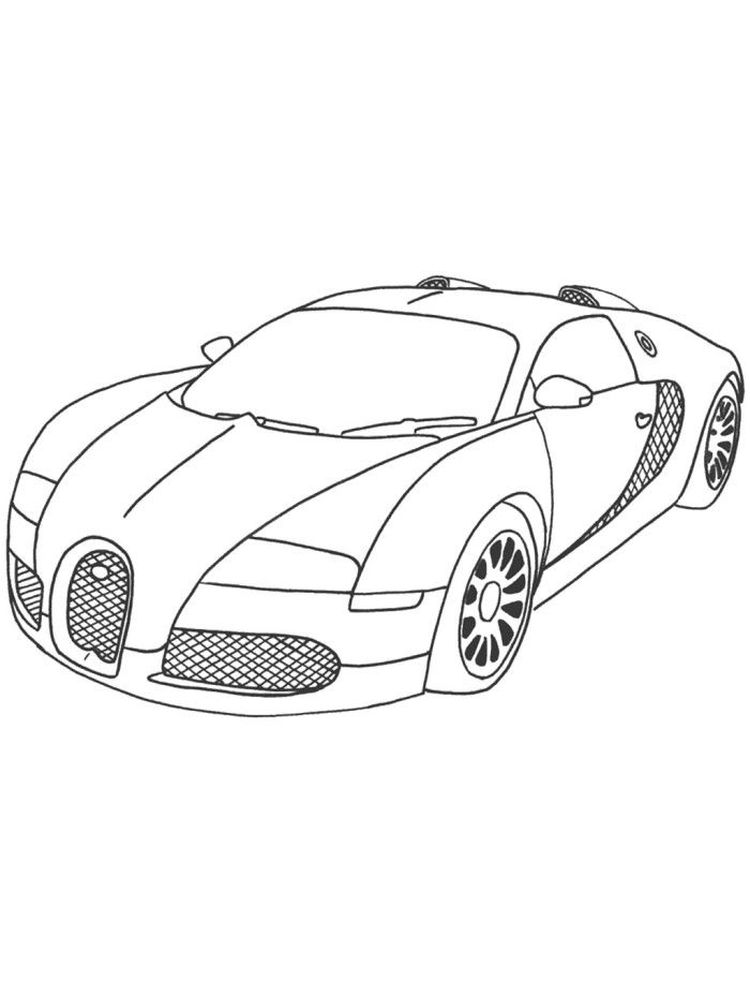 printable bugatti coloring pages print