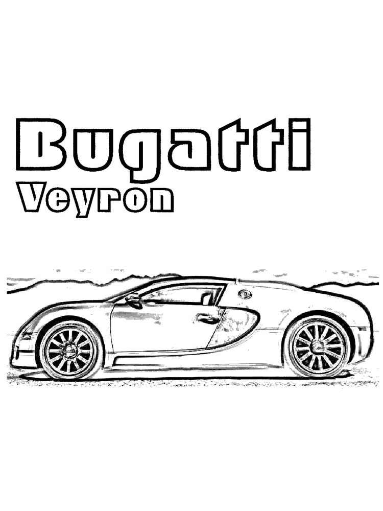 printable bugatti coloring pages to print