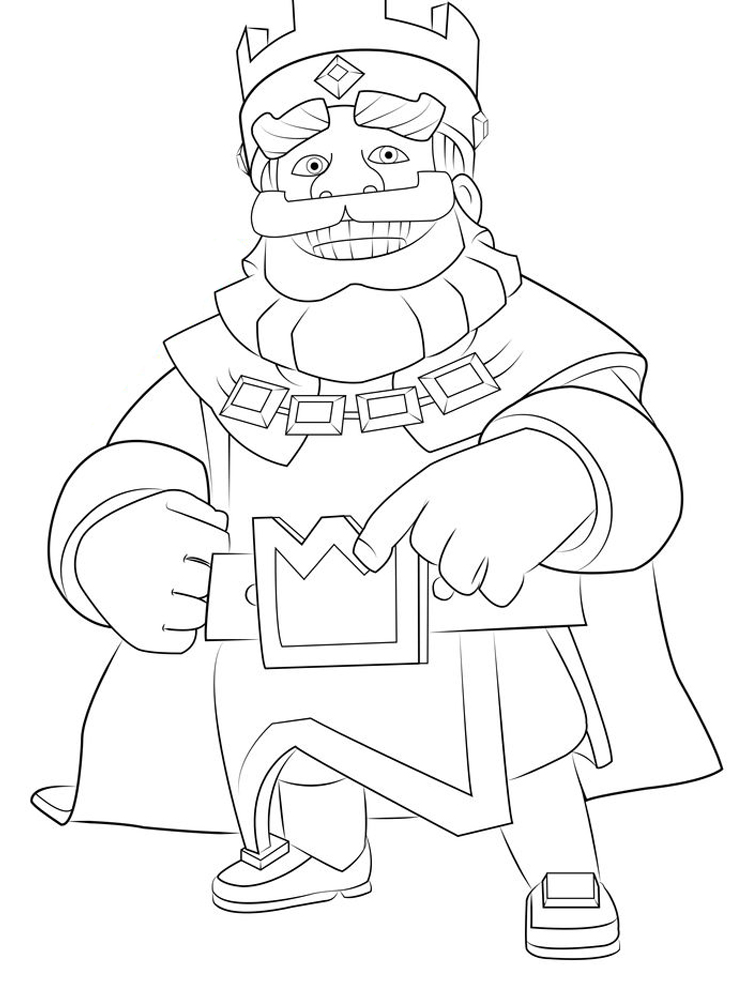 printable clash royale coloring pages