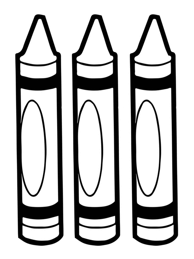 printable crayon box coloring pages print