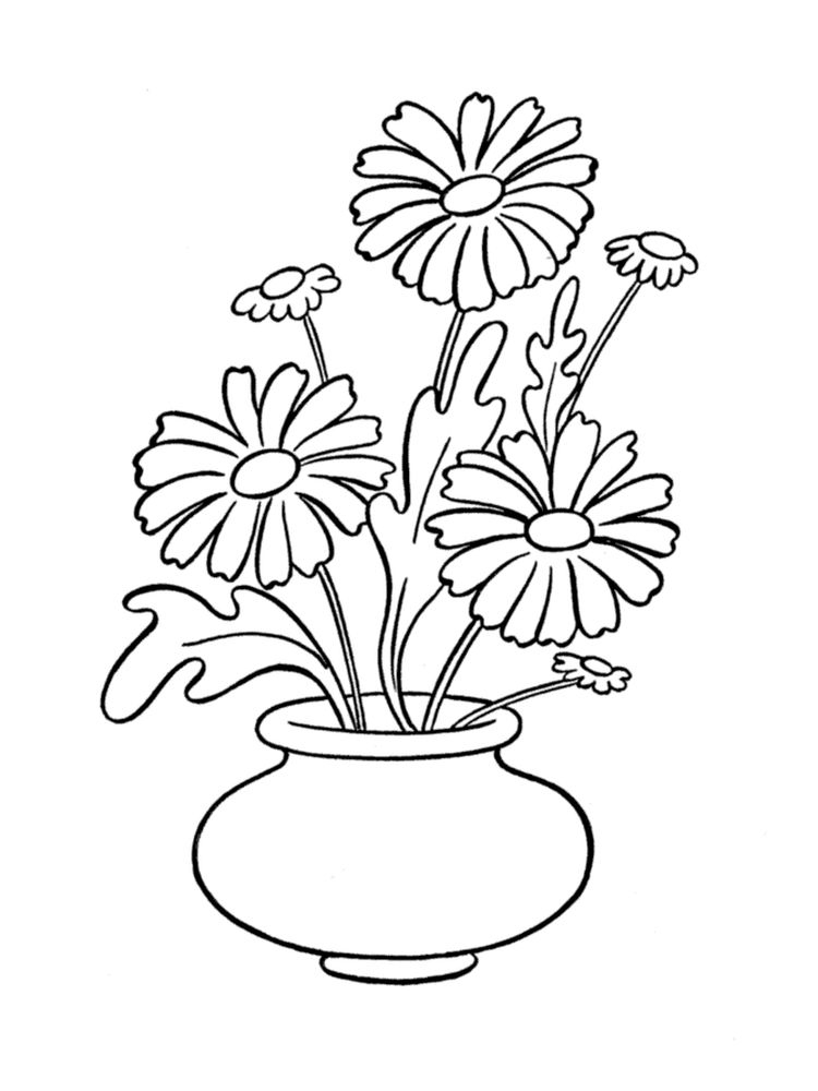 printable daisy coloring pages to print