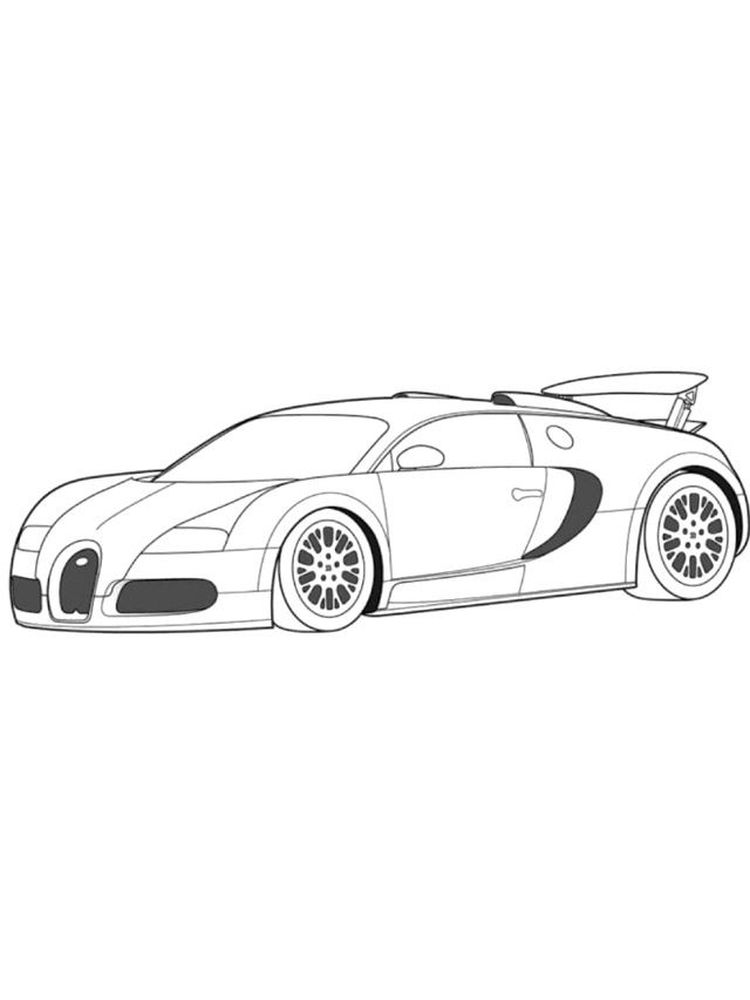 printable free printable bugatti coloring pages