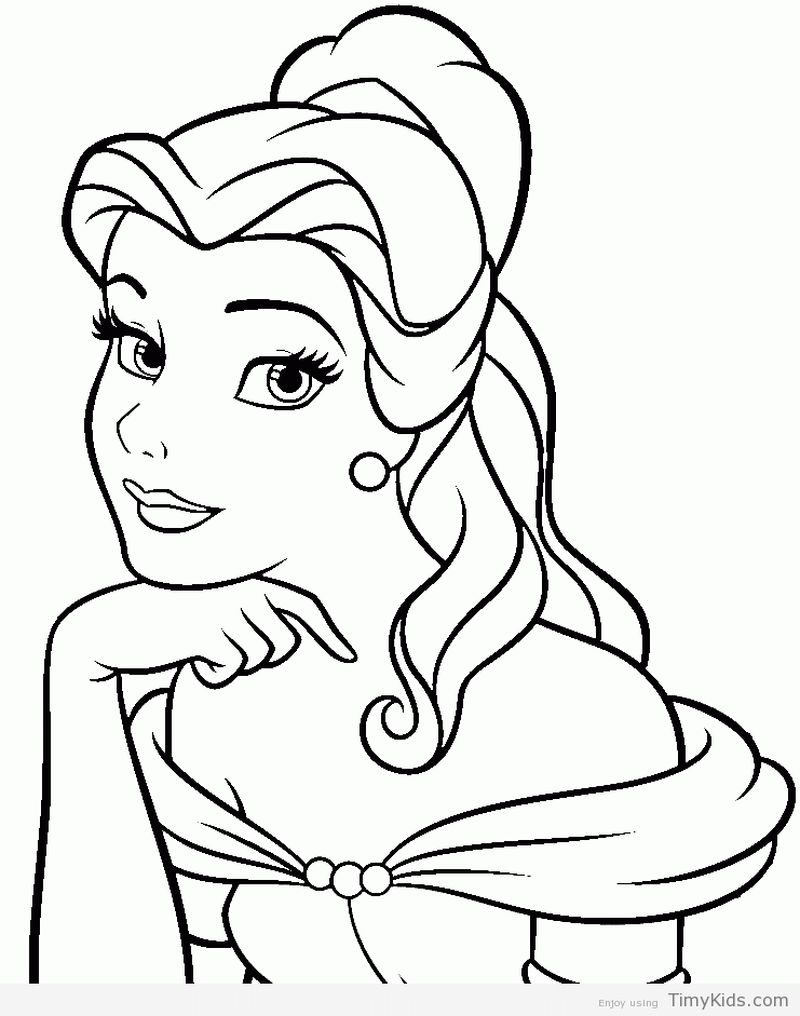 Belle And Boo Coloring Pages